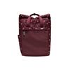 Polka Dot Logo Polyester Backpack Unisex Backpack Burgundy BA6185-681