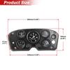 5-in-1 Armaturenbrett Digitales Kombiinstrument Universal - Wassertemperatur Voltmeter Multifunktional Für Automobil Armaturenbrett