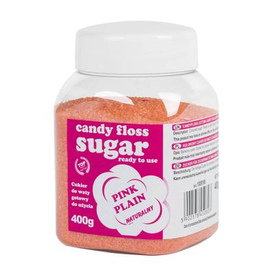 Colored Sugar for Cotton Candy Pink Natural Cotton Candy Flavor 400g