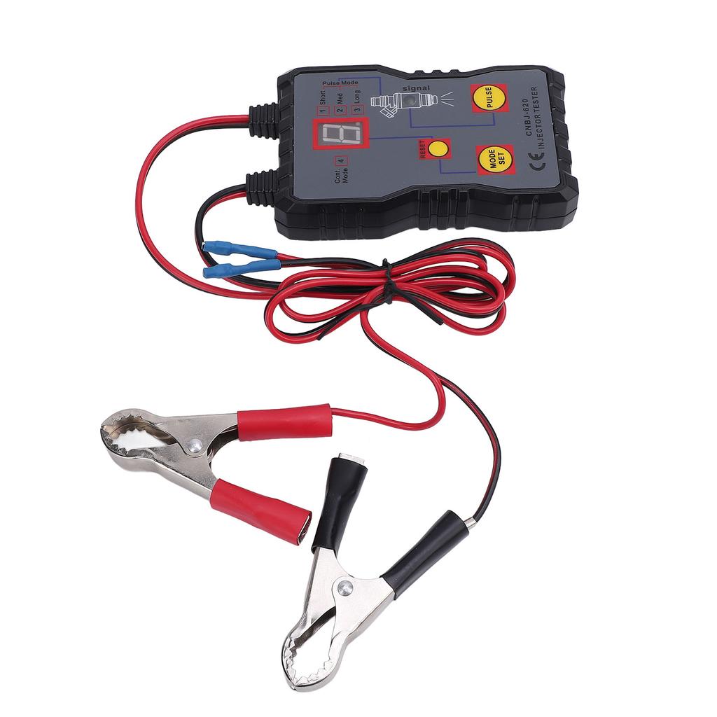 Fuel Injector Tester Kit 4 Pulse Modes Fluid Test Machine for Automotive Motorcycle CNBJ-620 12V