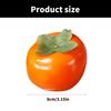 4PCS Artificial Persimmon Simulation Persimmon Fruit Decoration for Home Kitchen Decoration Basket Display Photography
