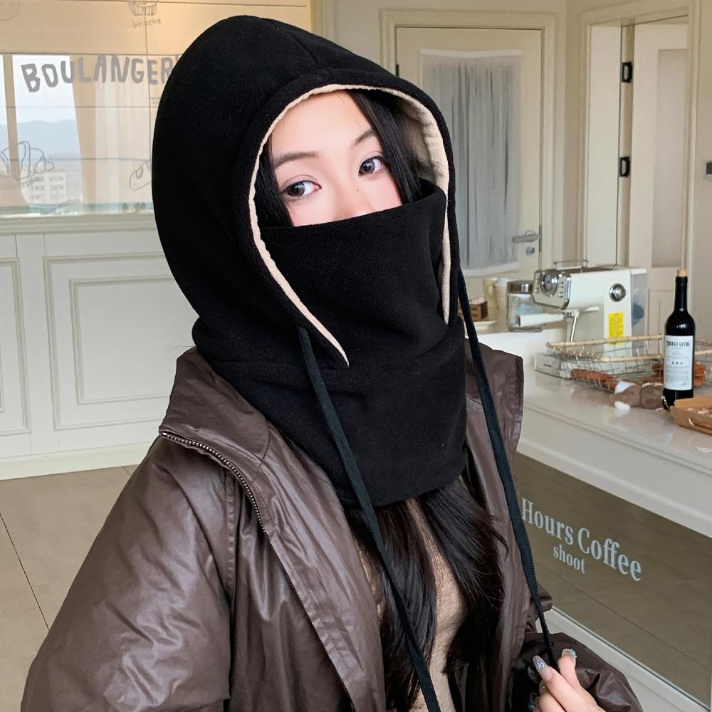 New Style Unisex Winter Warm Balaclava Hat With Mask Neck Protection Windproof Cap Fur Warm Hat For Men Women Winter Hat