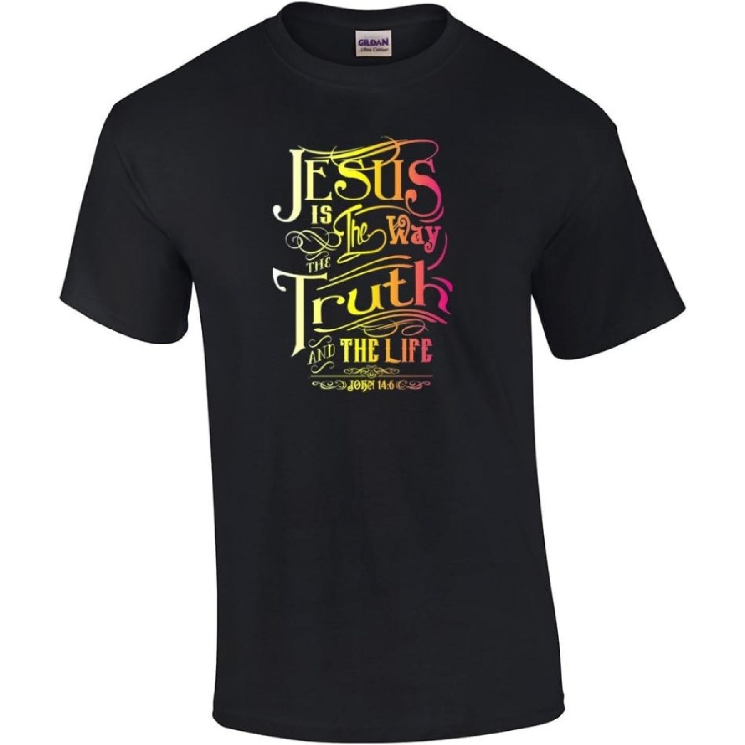 Jesus is The Way Adult Christian T-Shirt S