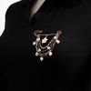Elegant Pearl Chain Tassel Brooch Fashion Women Clothing Decor Accessories Jewelry Pin Pants Waist Adjust Pins Bag Pendant Gifts
