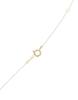 D Collection 18K Yellow Gold DN19002BYG V-Line Necklace, 40cm,