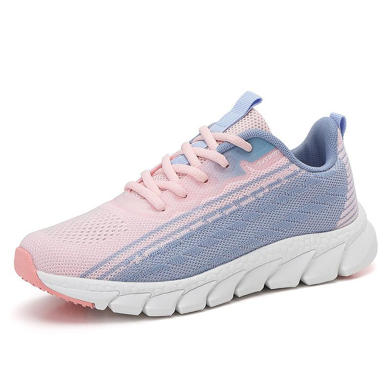 Brand Sports Shoes Women's 2025 New Spring Net Shoes Women's Shoes Spring and Summer Breathable Mesh Ultra-lightweight Soft-soled Running Shoes