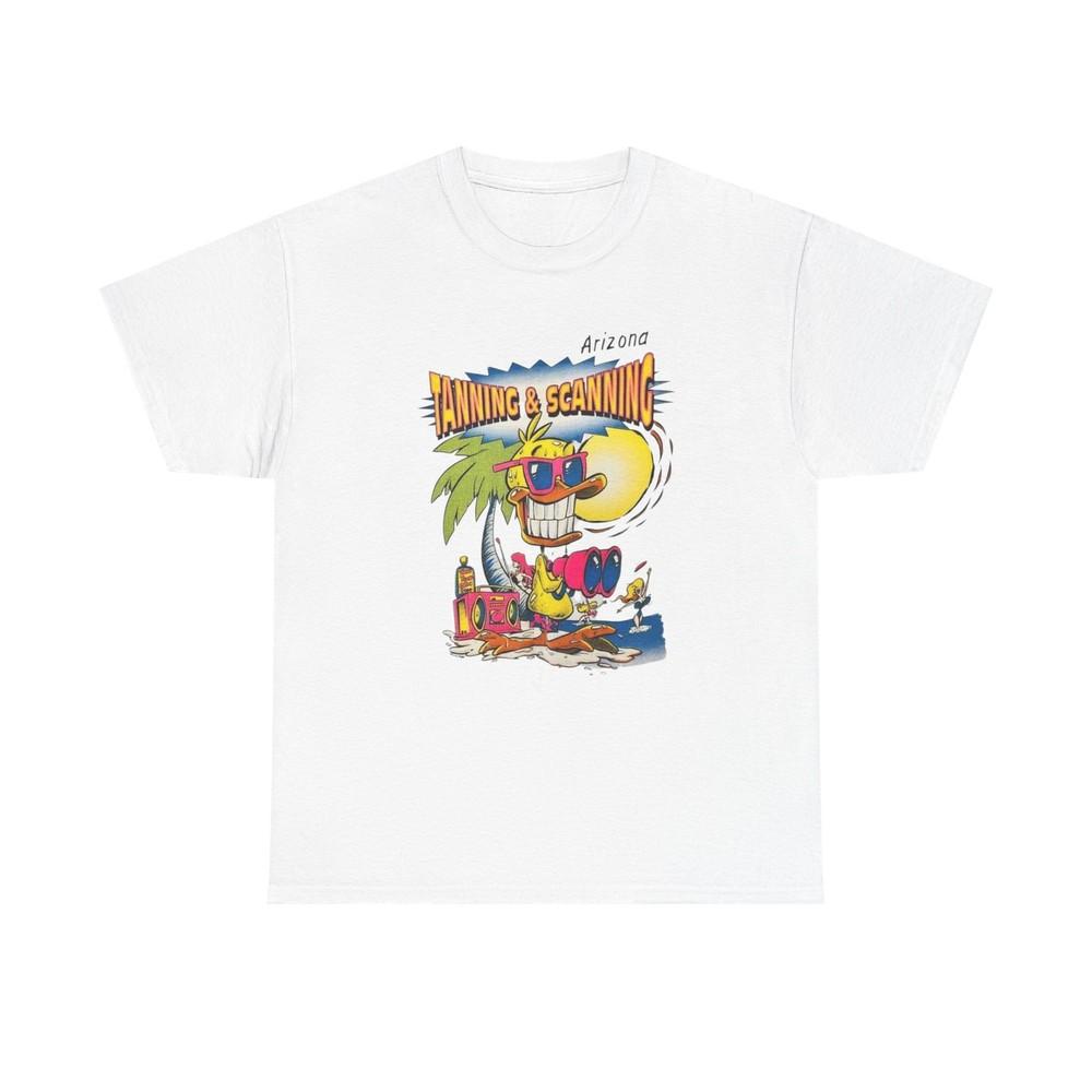 Tanning And Scanning Arizona Graphic T Shirt Unisex Heavy Cotton Tee NEW Gift Unisex T-Shirt XL