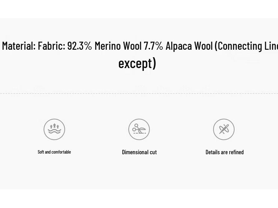 ELLASSAY Faux Two-Piece Elegant Wool Blend Coat