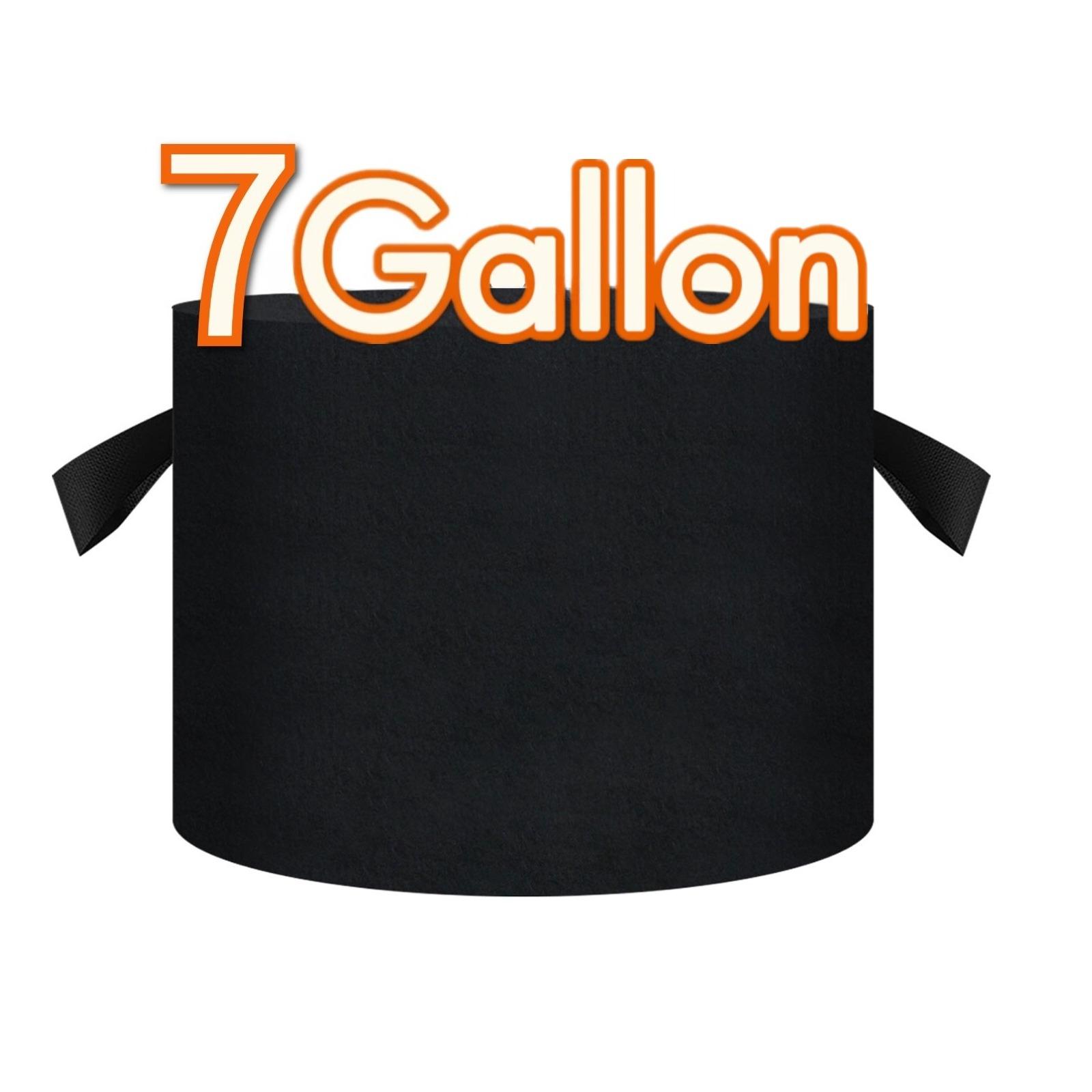 

5-20 шт. Мешки для выращивания овощей/цветов/растений 5/7/10/15 галлонов Утолщенный нетканый войлочный материал Посадочный горшок для цветов с ручками 5pcs