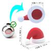 Christmas Hat Trailer Hitch Ball Cover 3D Printed Trailer Coupling Cap Trailer Hitch Cover Cap Christmas Gift