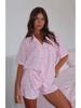 2026 Trendy Women's Personalized Print Casual Loose Shirt & Shorts Set