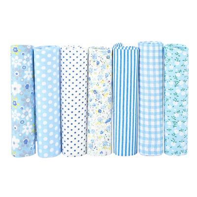 7pcs / Set 100percent  Cotton Batiks Sewing Craft Cloth for DIY Wallet Cushion Cover