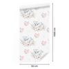 Polar Bears Among Flowers Wallpaper for Living Room and Bedroom 50x1000