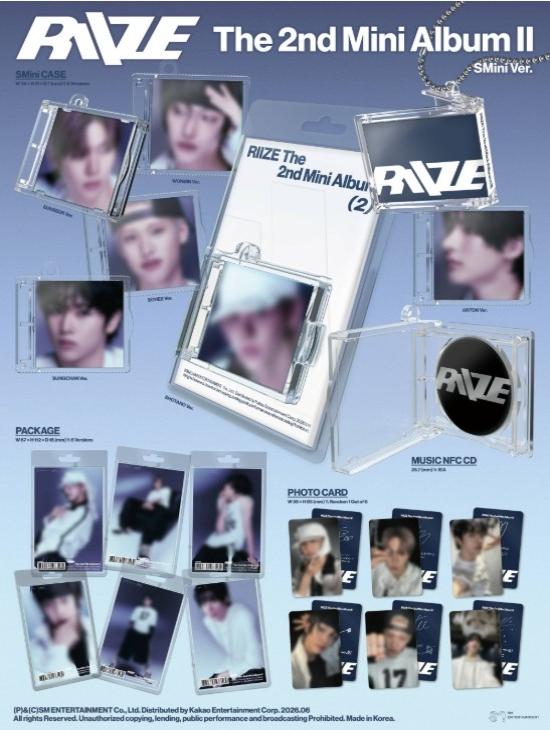[Pre-order] RIIZE – The 2nd Mini Album [II] (SMini Ver. Smart Album)