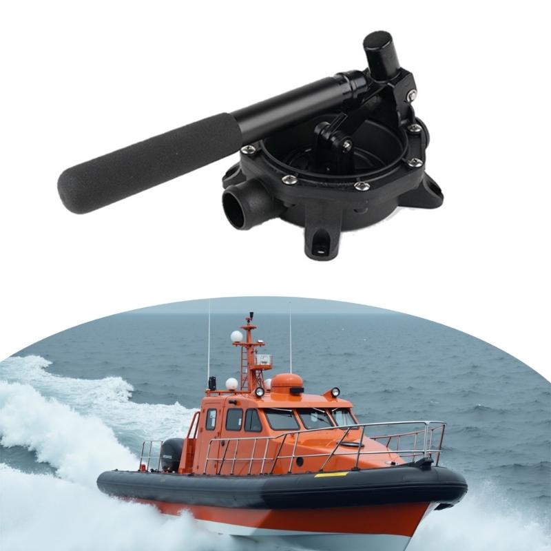 User Friendly Hand Operated Bilge Pump For Fast Water Drainage In Boats And Kayaks Leakproof Marine Manual Pump Aluminum