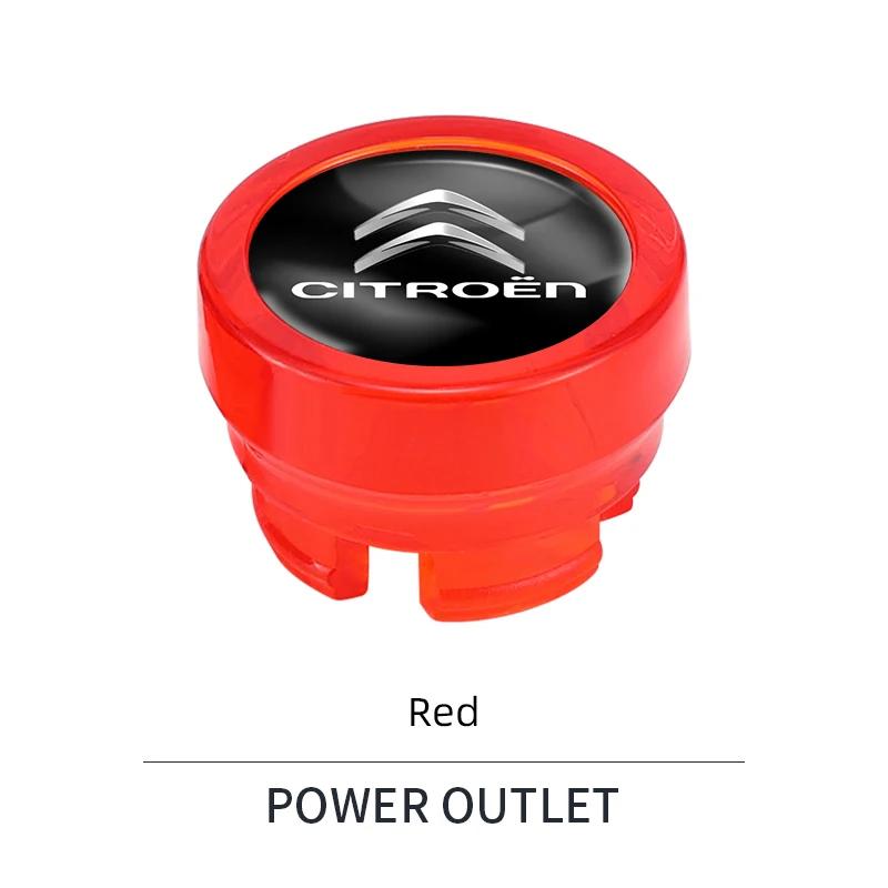 Auto Sigarettenaansteker Stofdicht Beschermhoes Knoppen voor Citroen C1 C2 C3 Vts C4 Saxo C4L C5 C6 C8 Xsara Picasso