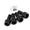 4+1 M14*1.5MM Black Steel Wheel Bolt & Lock Lug Nut Set With Key