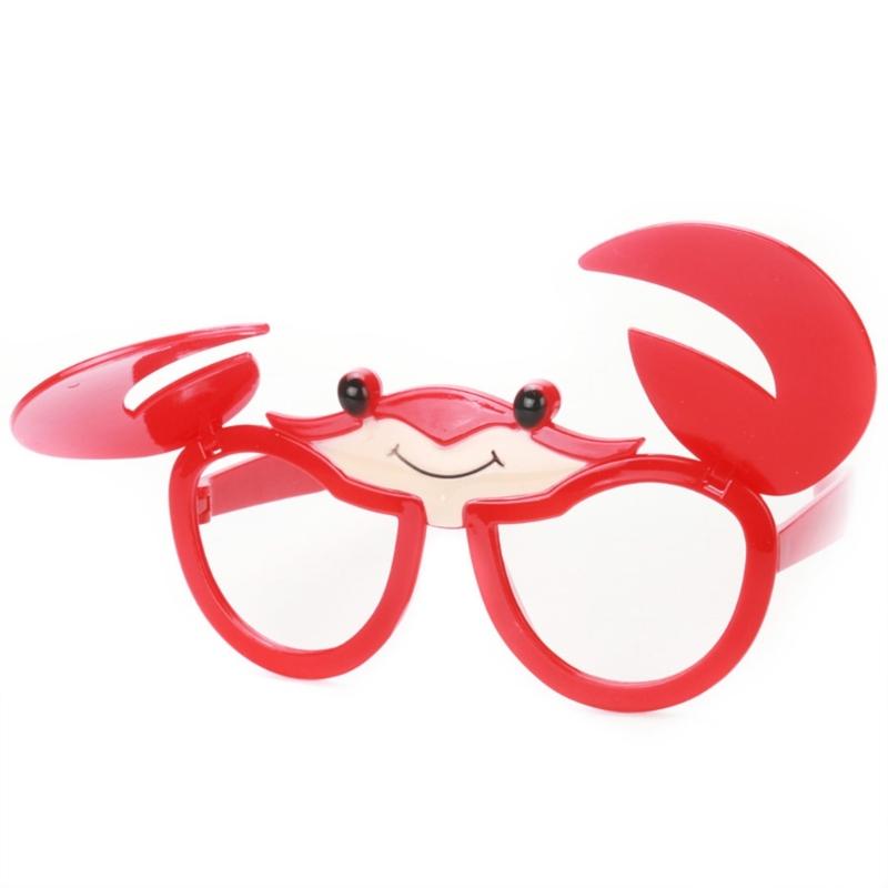 Funny Flipping Crab Glasses Frame Halloween Costume Accessories For Men Women Kid Adult Wedding Birthday Celebration