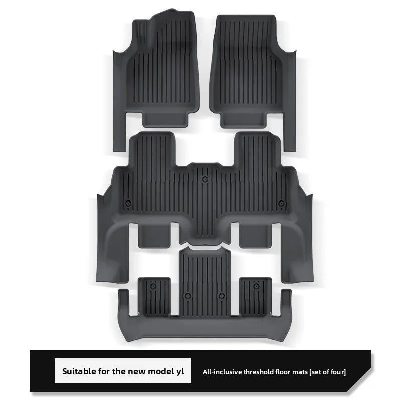 

Car Sticker For Tesla Model YL 2025 Floor Mat Special Car Full Surround Threshold TPE Floor Mat Accessories Modification Car Sti No Logo