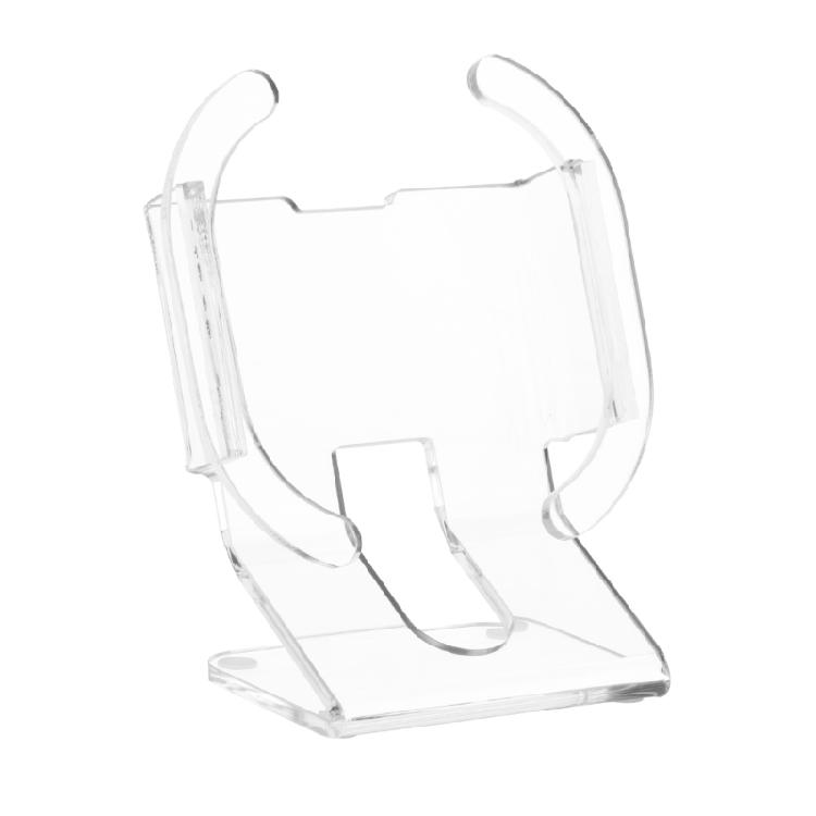 Elegant Acrylic Display Stand With Open Charging Area And Stable Foot Pad For Dedicated Portable Speaker