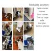 Cat Self Groomer with Catnip Wall Corner Scratcher Comb Soft Grooming Massage Brush Toy Scratch Massager Tool for Kitten Puppy