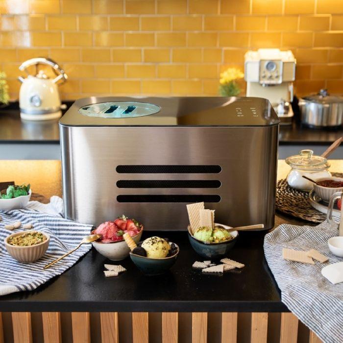 Sorbetière - CECOTEC - Gelacy 1500 Touch - Écran Tactile - 1,5 L - 150 W