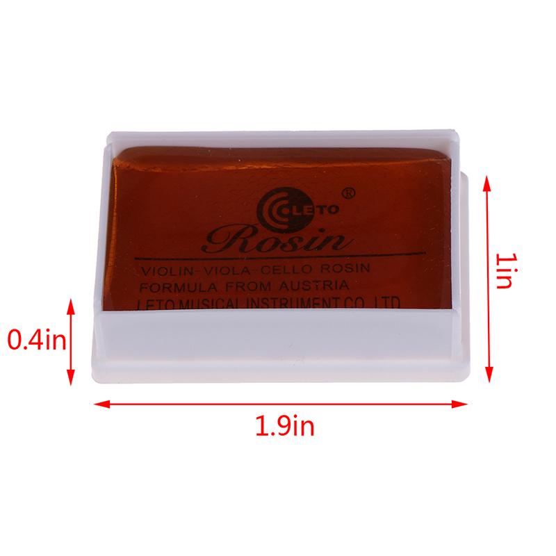 *Hot Sale.1Pc Rosin Resin For Violin Viola Cello Strings Orchestra Amber High Quality 2026