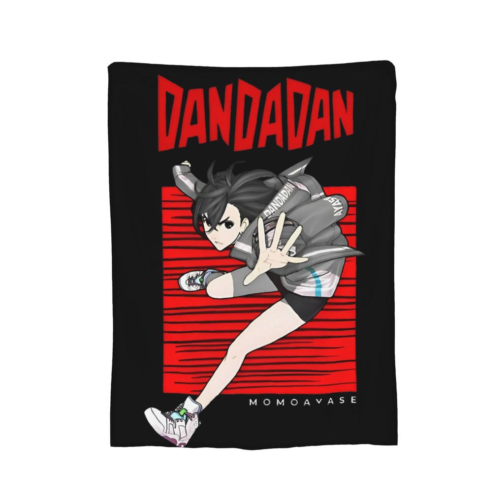 Turbo Granny Dandadan Anime Flannel Blankets  Creative Throw Blanket for Bed Sofa Couch 200x150cm Plush Thin Quilt,