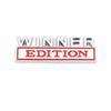 1Pc 3D Metal Winner Edition Logo Car Front Grille Badge Side Fender Rear Trunk Emblem Sticker Decal