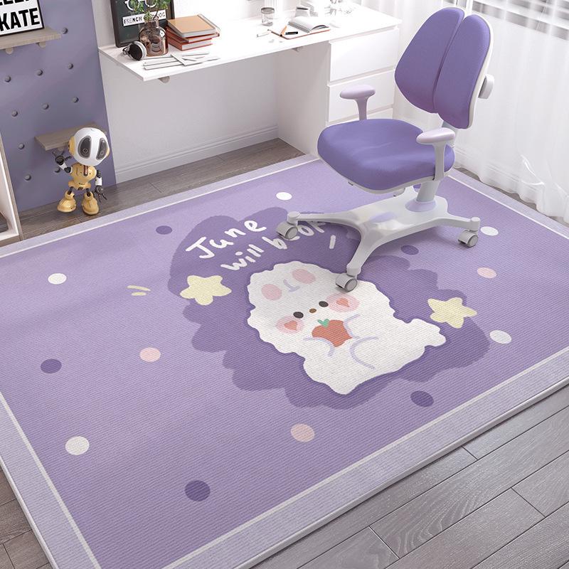 Thick Cartoon Astronaut Area Rug – Non-slip, Insulated Carpet for Children's Rooms & Living Areas