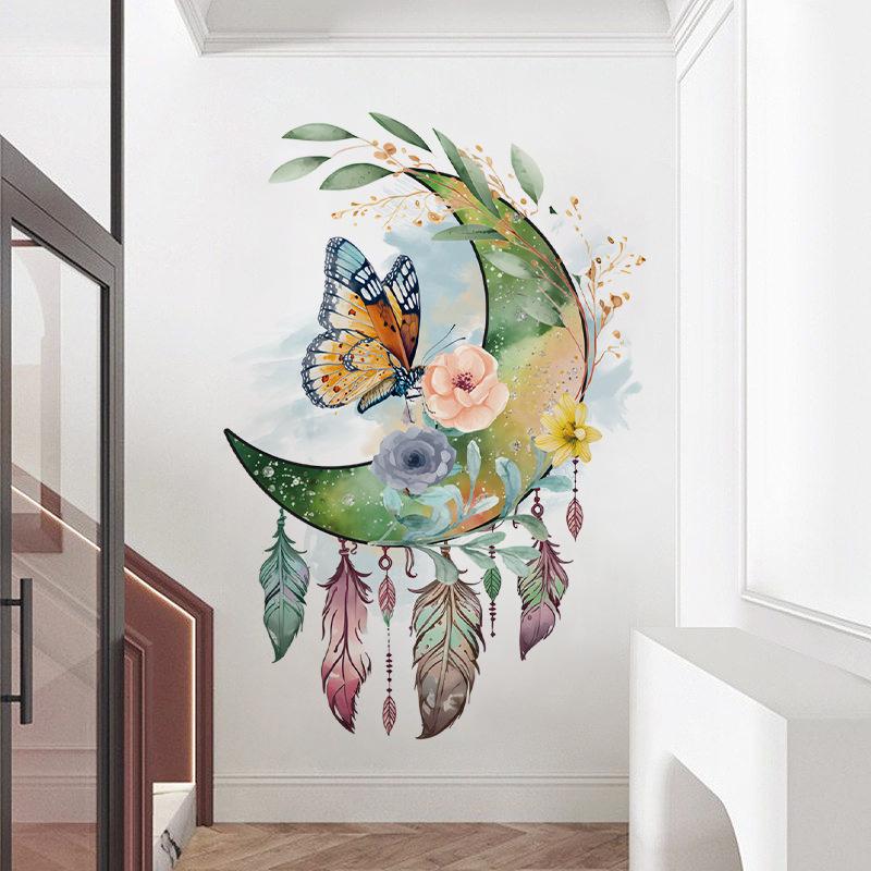 Autocolant de Perete Capcană de Vise Fluture Modern Minimalist Decal de Perete Tapet Decor Acasă Pentru Dormitor Living