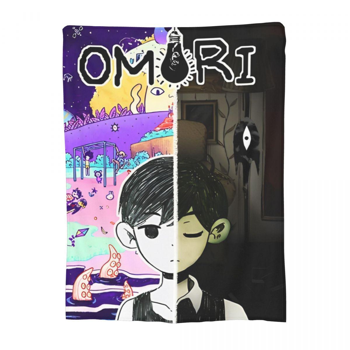 

Omori Accessories Blanket Video Game Print Super Soft Cozy Throw Blankets for Sofa Multiple Sizes Bedding Throws 75x100cm 30x40in