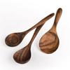 Wooden Ladle For Stirring Cooking With Heatproof Coating Ergonomic Serving Spoon Heat Resistant Rice Paddle