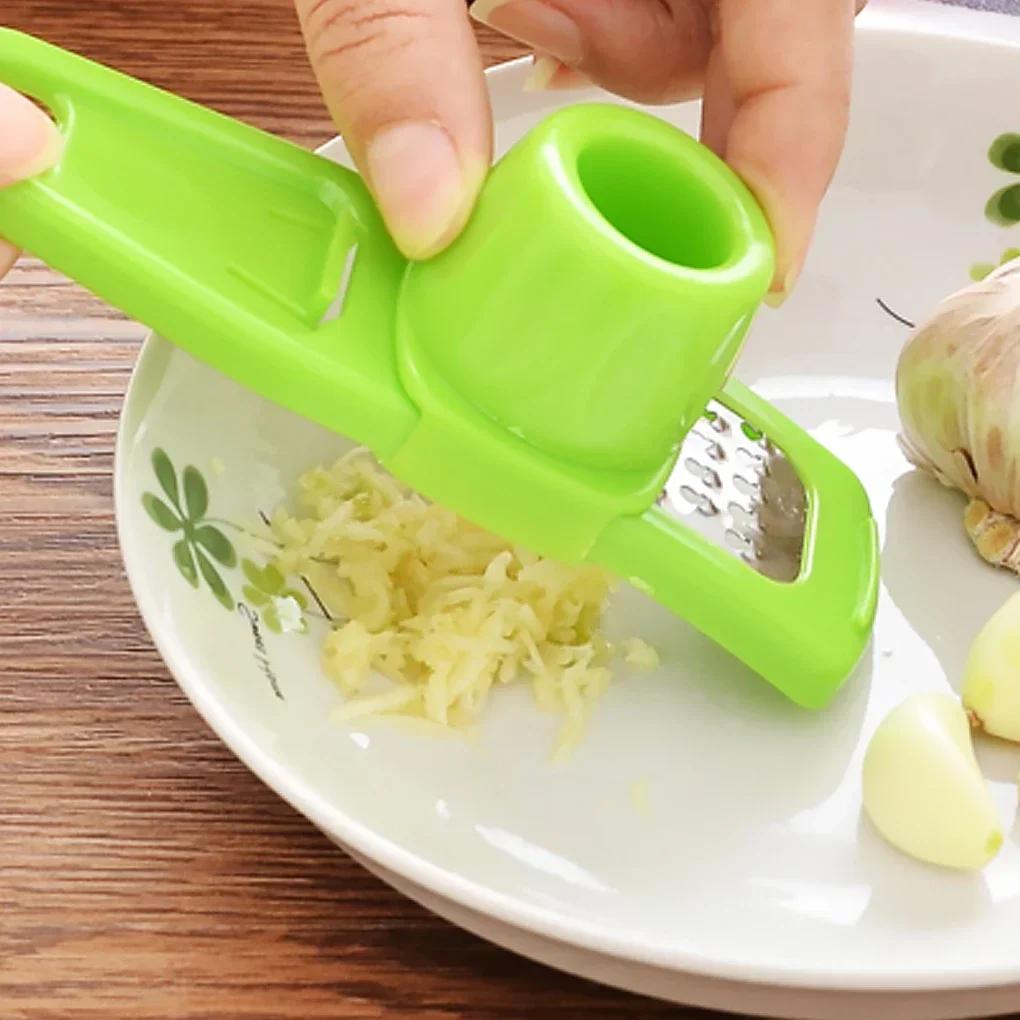 1/2PCS Garlic Crusher Press Multi-Functional Manual Ginger Garlic Grinding Grater Cutter Garlic Peeler Kitchen Tools Gadgets