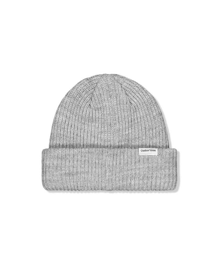 Ausdoeoboiseu Ov Logo Cuff Beanie (Light Gray)