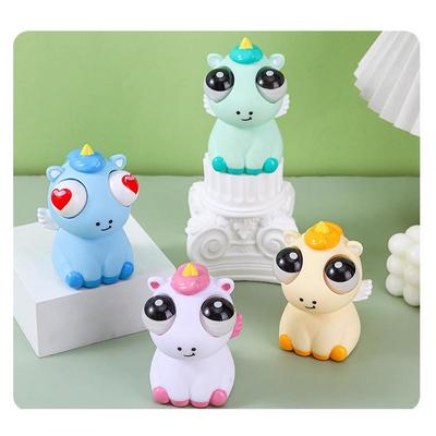 Year of the Horse Wide-Eyed Unicorn Stress Relief Squeeze Toy
