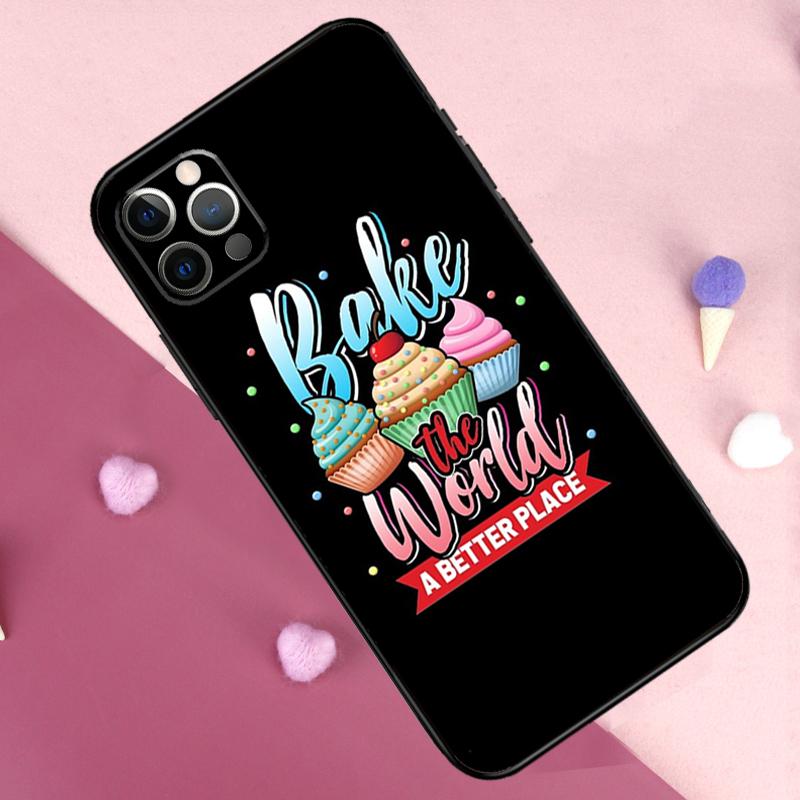Baking Cook Chef Phone Case For iPhone 17 Pro Max 17 Air 11 14 15 16 Pro Max Plus 12 13 Mini 16e Back Cover