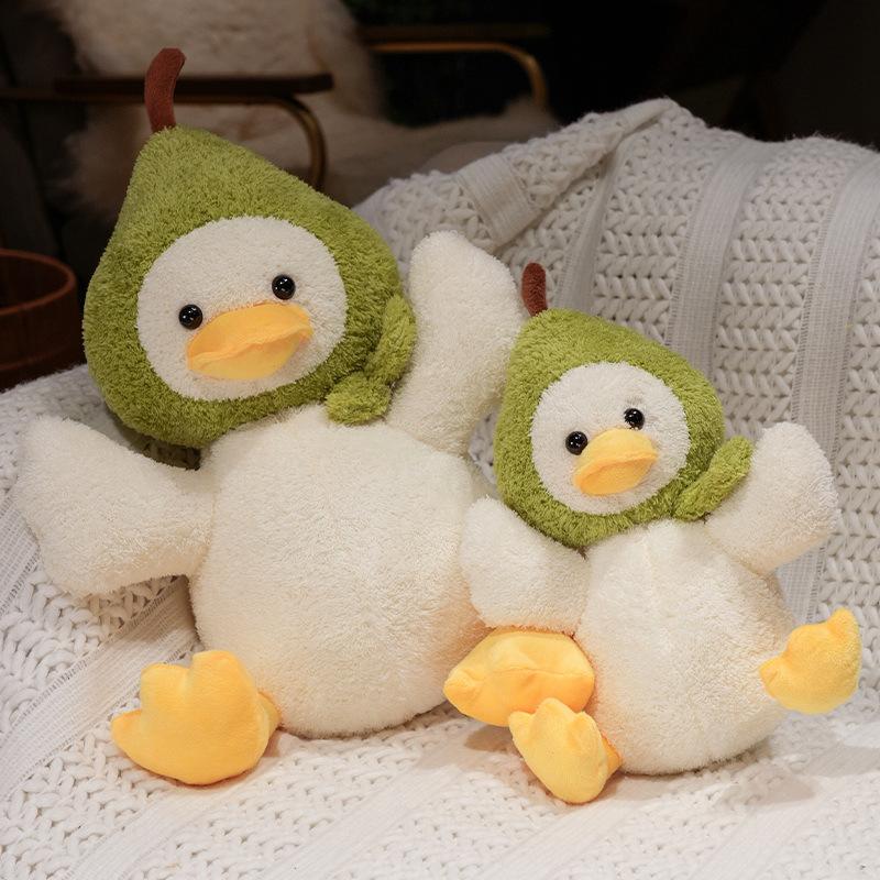 Cute Cute Funny Duck Pear Doll Cute Little Duck Plush Toy Doll Children's Pillow Doll Holiday Gift