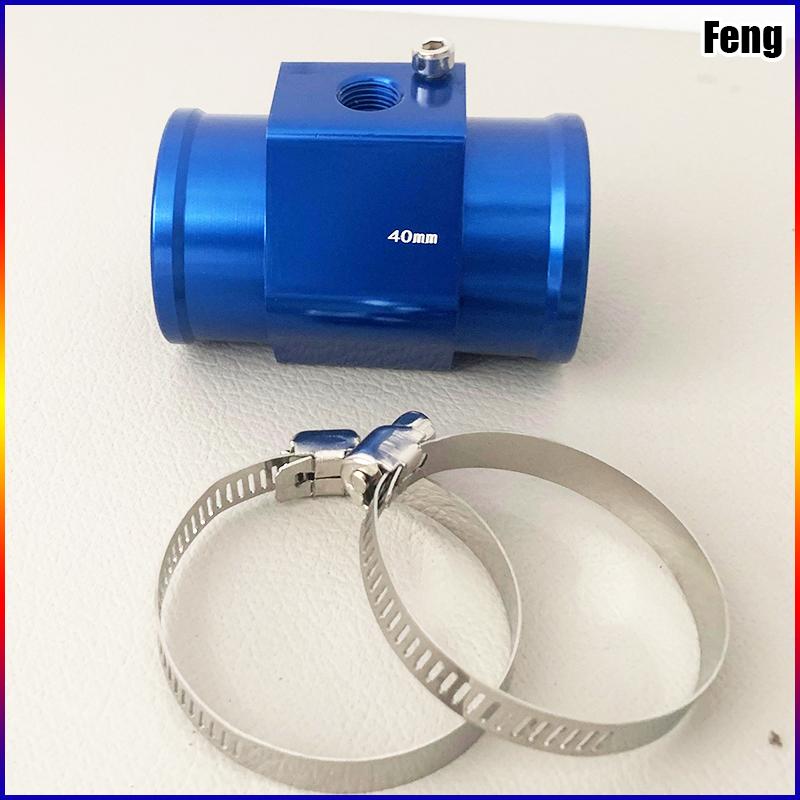 Car Modification Water Temperature Sensor Head Joint Sensor Radiator Adapter 1/8NPT Digital Water Temperature Gauge Voltmeter
