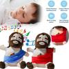 Plush Relief Anxiety Toys Jesus Breathing Musical Soothing Doll Sleep Toy Gift