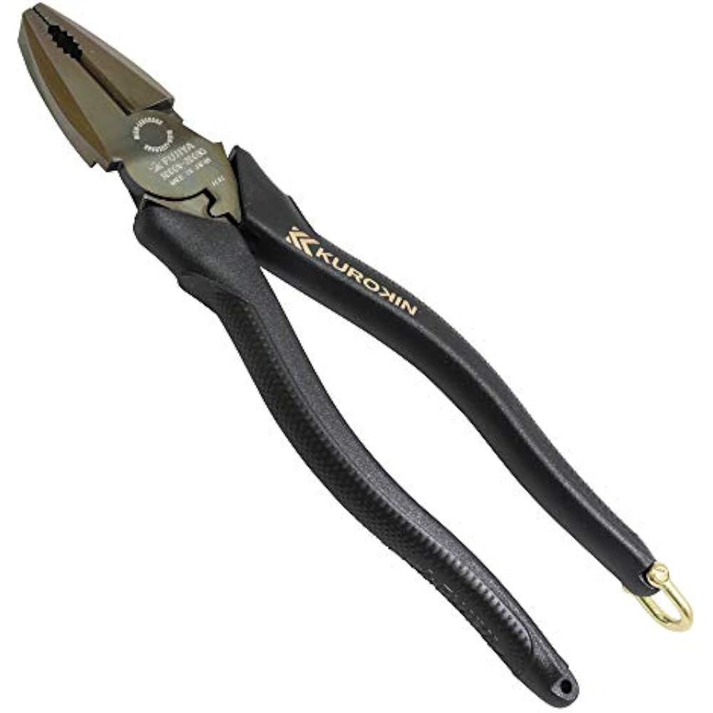 Fujiya (Fujiya) eccentric power pliers (black gold, with shackle), 200mm, easy cutting with eccen...
