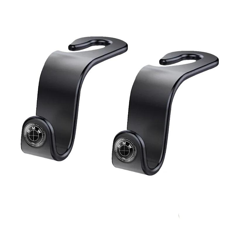 

Car Sticker Car Seat Headrest Hook Auto Back Seat Storage Organizer Hanger For BMW M 50th E46 E90 E49 F30 F80 E36 E46 E93 E92 F3 2pcs