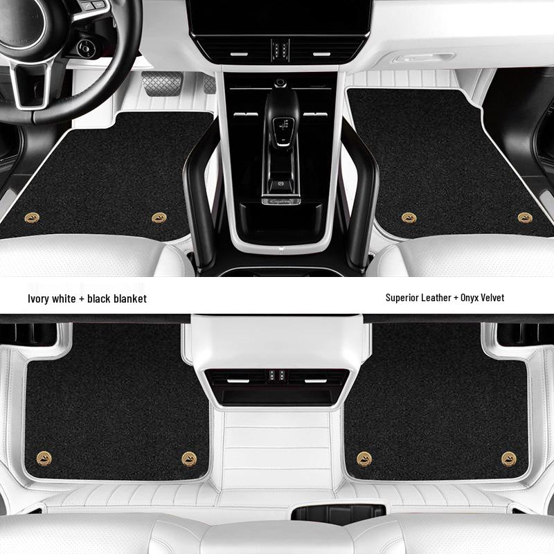Совместимые кожаные и шерстяные коврики для пола для моделей BMW X5 (G18, X5L, X5M) - Полное покрытие BMW X5