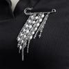Elegant Fringe Brooch For Women Lightweight 18g Alloy Pin For Clothing Decoration And Waist Cinching Accessory