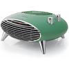 Table Heater - Ariete - 8211 - 2000w - Thermostat - Silent - Chrome Grille and Feet - Green