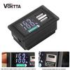 USB+Typ-C/Doppel-USB 9V 12V 24V Batterie-Ladezustandsanzeige Lithium-Batterie-Kapazitätsmessgerät Tester LED-Spannungsprüfer Panel
