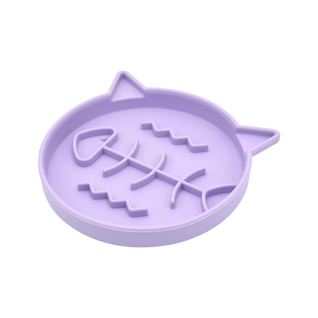 Pet Slow Food Bowl With Silicone Tape Suction Cup, Dog Licking Plate, Circular  Pet Meal Bowl,  And Dog Universal Slow Food Plate