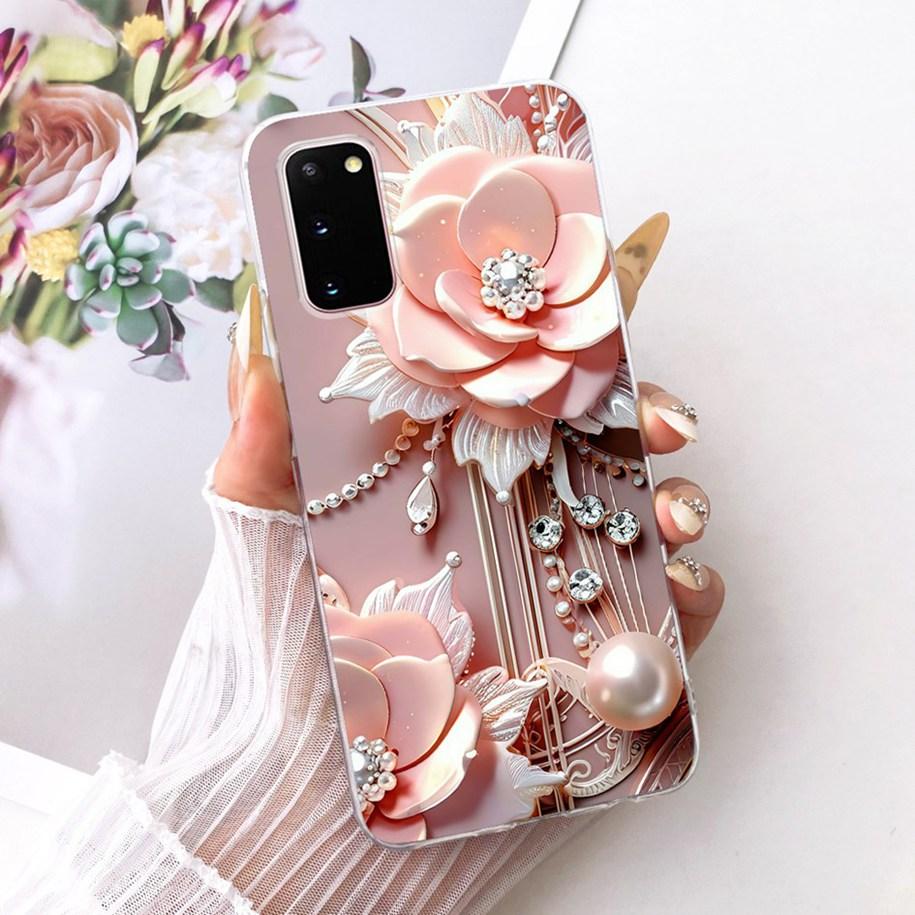 For Samsung Galaxy S20 Plus Case Fashion Butterfly Flower Soft Clear Silicone Back Phone Cover For Samsung S20 Ultra S 20 Bumper