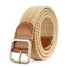 2025 New Woven Belt Men's Pants Belt Women's Jeans Belt Instagram Style Youth Canvas