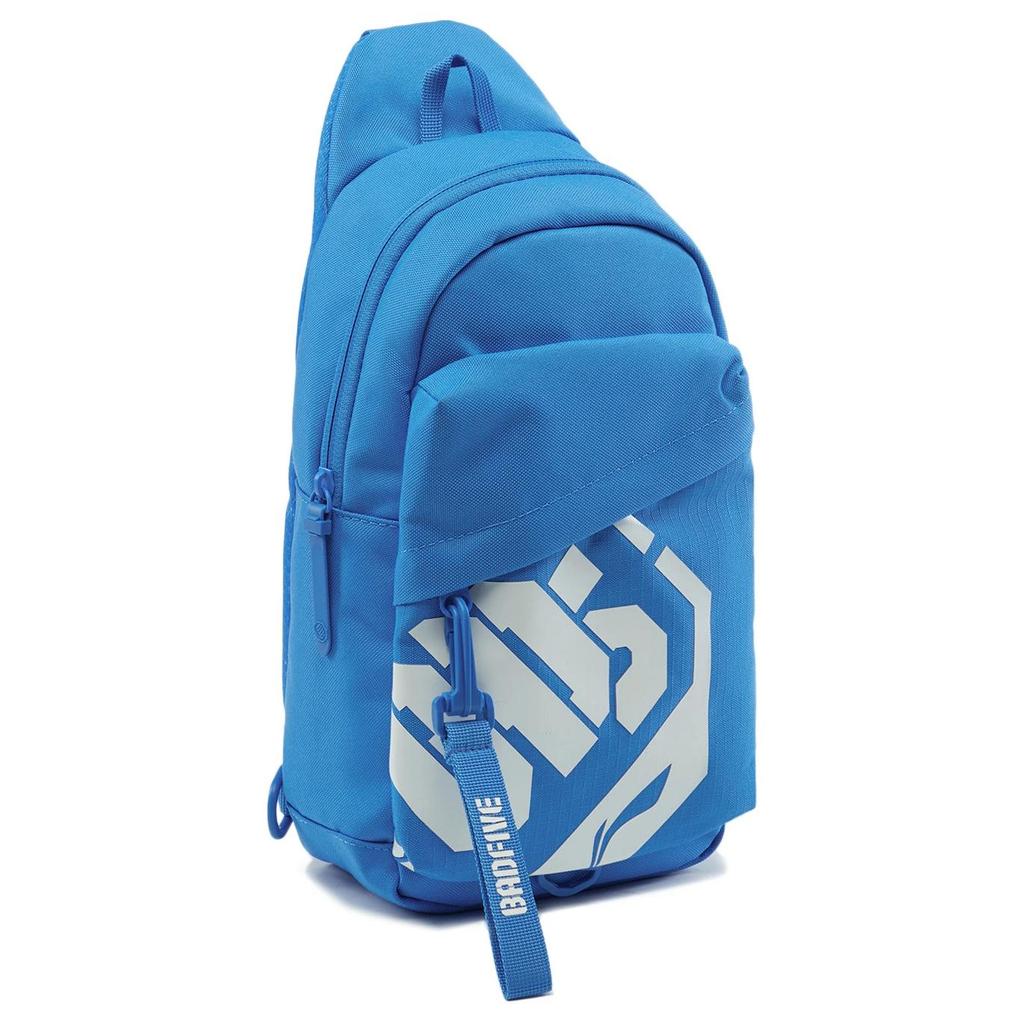 New LiNing Polyester One Shoulder Crossbody Bag, Sling Bag Regular Unisex Interstellar Blue ABDU095-3